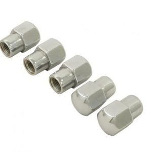 Chrome Lug Nuts, M12-1.5 (for Mag Wheels, Set of 5)
