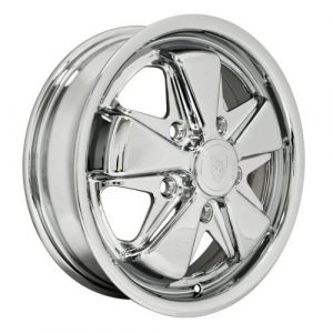911 Alloy, All Chrome, 15x5 1/2, 5x130 Bolt Pattern, 4 15/16" BS