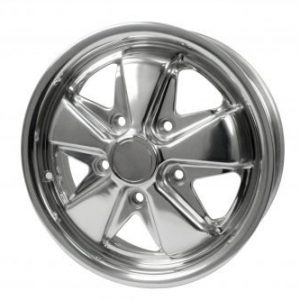 911 Alloy, Polished, 15x4 1/2, 5x130 Bolt Pattern, 4 1/2" BS