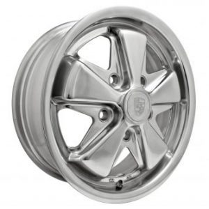 911 Alloy, Polished, 15x5 1/2, 5x130 Bolt Pattern, 4 15/16" BS