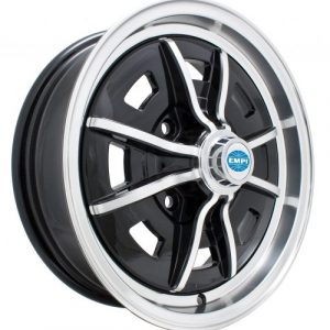 Sprintstar Gloss Black with Polished Lip & Spokes (8 Spoke)15x5