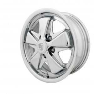 911 Alloy, All Chrome, 15x5 1/2, 5X112 Bolt Pattern, 4" BS