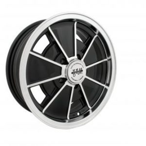 Gloss Black with Polished Lip & Spoke Edges, 15x5.5, 5x112