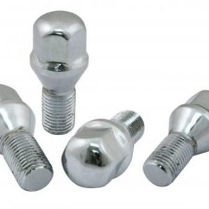 Chrome Lug Bolts - 14mm, 60 Degree, Set of 4 For EMPI 4x130 wheels