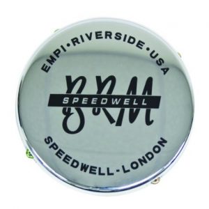 Chrome Low Cap with BRM, EMPI, & Speedwell, Cap Only