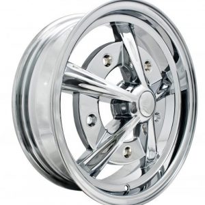 All Chrome "Radar" Style, 15x5x 5x205 Pattern