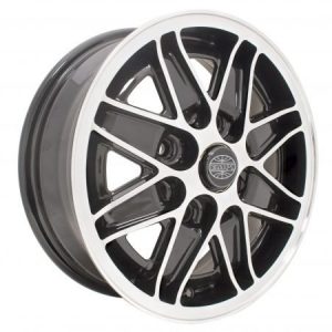 Gloss Black with Polished Lip & Face, 15x5 1/2, 4x130