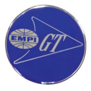 EMPI / GT Logo, Blue, 36mm Fits Horn Button 79-4024/25/56/57/58, Set of 4