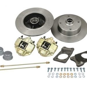 Bolt-On Front Disc Brake Kit - Super Beetle 4-Lug, 4x130mm