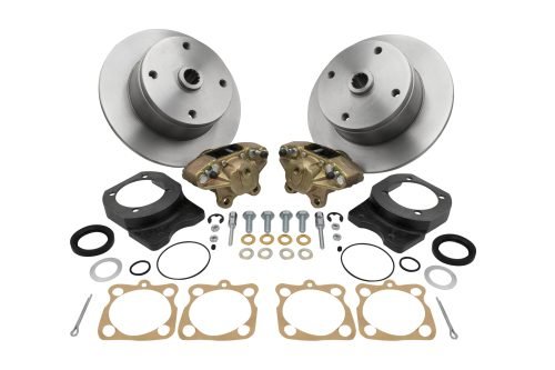 Deluxe Rear Disc Brake Kit - Swing Axle 4-Lug, 4x130mm without Emergency Brake