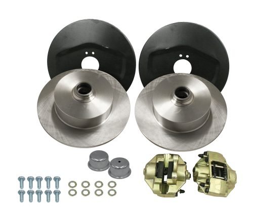 Stock-Style Spindle Front Disc Brake Kit - Ball Joint Blank Rotors