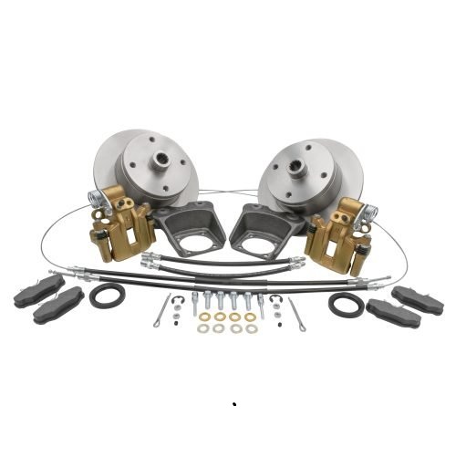 Deluxe Rear Disc Brake Kit - IRS 4-Lug, 4x130mm with Emergency Brake