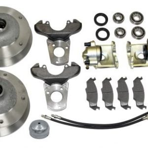 Zero Offset Front Disc Brake Kit - Link Pin 5-Lug, 5x205mm with Single Master Cylinder