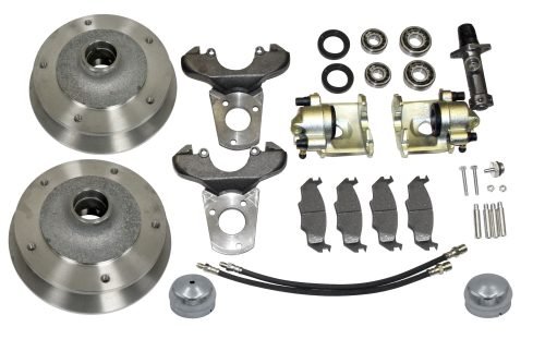 Zero Offset Front Disc Brake Kit - Link Pin 5-Lug, 5x205mm with Single Master Cylinder