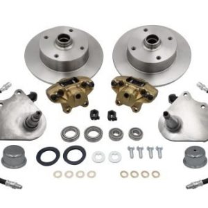 Forged Drop Spindle Front Disc Brake Kit - Link Pin 4-Lug, 4x130mm