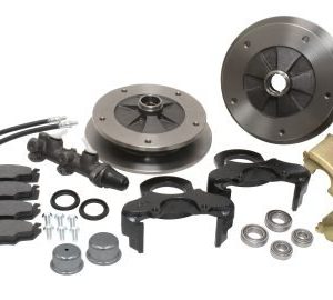 Zero Offset Front Disc Brake Kit - Ball Joint 5-Lug, 5x205mm with Dual Master Cylinder