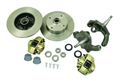 Forged Drop Spindle Front Disc Brake Kit - Ball Joint 4-Lug, 4x130mm