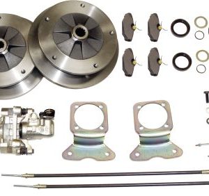 Zero Offset Rear Disc Brake Kit - Swing Axle 5-Lug, 5x205mm with Emergency Brake