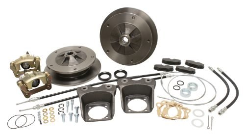 Deluxe Zero Offset Rear Disc Brake Kit - IRS 5-Lug, 5x205mm with Emergency Brake