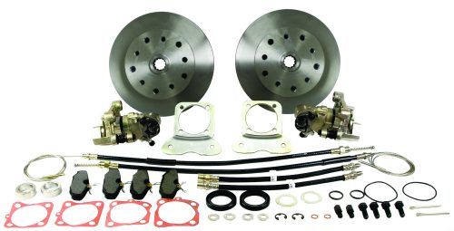 Rear Disc Brake Kit - IRS 5-Lug, Double Drilled 5x130mm and 5x4.75" with Emergency Brake