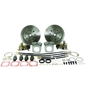 Deluxe Rear Disc Brake Kit - IRS 5-Lug, Double Drilled 5x130mm and 5x4.75" with Emergency Brake