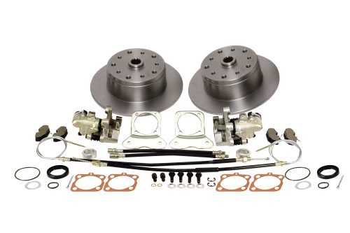 Rear Disc Brake Kit - IRS 5-Lug, Double Drilled 5x130mm and 5x4.75" with Emergency Brake