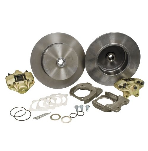 Deluxe Rear Disc Brake Kit - Swing Axle Blank Rotors without Emergency Brake