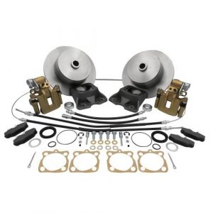 Deluxe Rear Disc Brake Kit - IRS Blank Rotors with Emergency Brake
