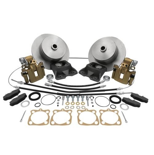 Deluxe Rear Disc Brake Kit - IRS Blank Rotors with Emergency Brake