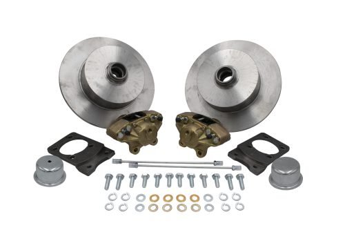 Bolt-On Front Disc Brake Kit - Super Beetle Blank Rotors