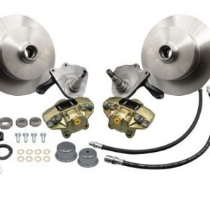 Forged Drop Spindle Front Disc Brake Kit - Link Pin Blank Rotors