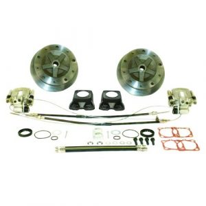 Deluxe Wide Track Rear Disc Brake Kit - IRS 5-Lug, 5x205mm with Emergency Brake