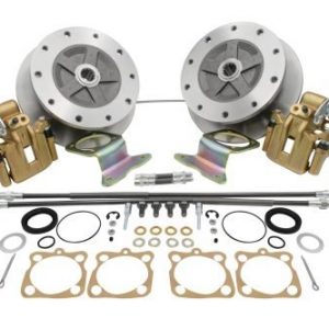 Wide Track Rear Disc Brake Kit - Swing Axle 5-Lug, 5x205mm with Emergency Brake