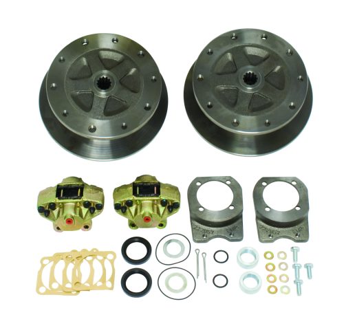 Deluxe Wide Track Rear Disc Brake Kit - IRS 5-Lug, 5x205mm without Emergency Brake