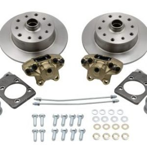 Bolt-On Front Disc Brake Kit - Super Beetle 5-Lug, Double Drilled 5x130mm and 5x4.75"
