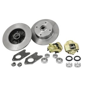 Bolt-On Front Disc Brake Kit - Link Pin 4-Lug, 4x130mm