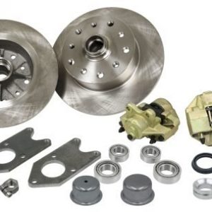 Bolt-On Front Disc Brake Kit - Link Pin 5-Lug, Double Drilled 5x130mm and 5x4.75"
