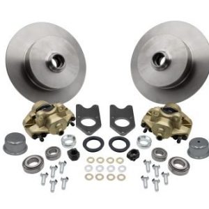 Bolt-On Front Disc Brake Kit - Link Pin Blank Rotors