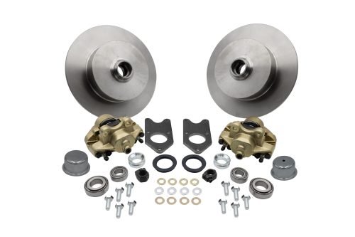 Bolt-On Front Disc Brake Kit - Link Pin Blank Rotors