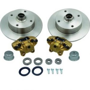 Forged Drop Spindle Front Disc Brake Kit - Ball Joint 4-Lug, 4x130mm without Spindles