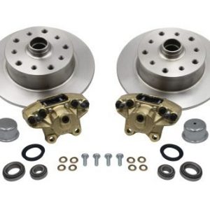Forged Drop Spindle Front Disc Brake Kit - Ball Joint 5-Lug, Double Drilled 5x130mm and 5x4.75" without Spindles
