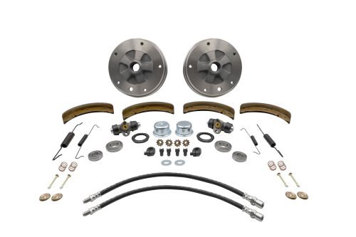 Front Drum Brake Kit - Ball Joint 5-Lug, 5x205mm