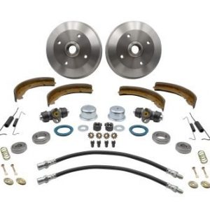 Front Drum Brake Kit - Ball Joint 4-Lug, 4x130mm
