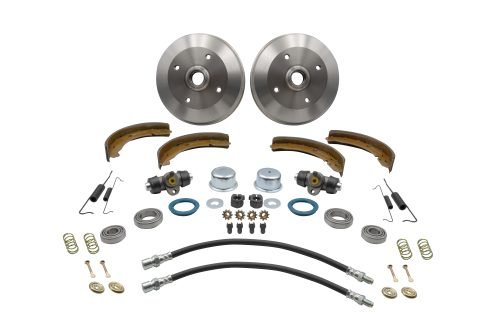 Front Drum Brake Kit - Ball Joint 4-Lug, 4x130mm