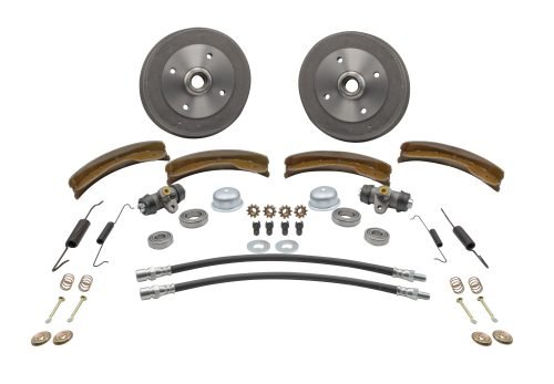 Front Drum Brake Kit - Ball Joint 4-Lug, 4x130mm