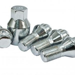 Wheel Lock 14mm-1.5, 60 Degree, Bolt, 23mm threaded area, Set of 4