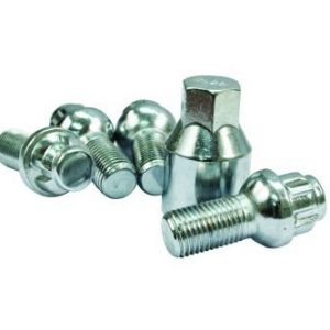 14mm-1.5, Ball Seat for 911 Alloys, Bolt, 25mm threaded area, Set of 4