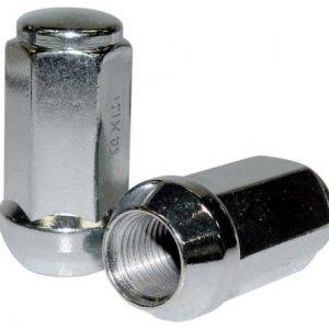 Chrome Lug Nuts, M14-1.5 x 1 3/4" Long, Set of 5