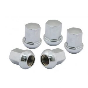 Porsche Style Alloy Lug Nuts, Aluminum, Set of 5 (Choose Finish)