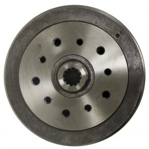 Brake Drum, Rear, Double Drilled Bolt Pattern, 5x130, 14mm Threads, 5x4.75, 12mm Threads